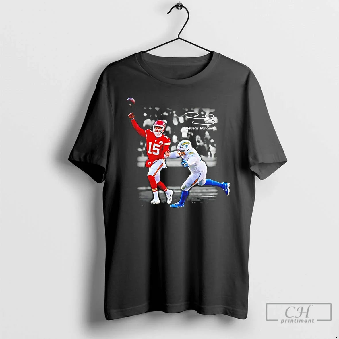 Classic Patrick Mahomes Kc Chiefs Vs Chargers Signature - T-Shirt, Sweatshirt, Hoodie
