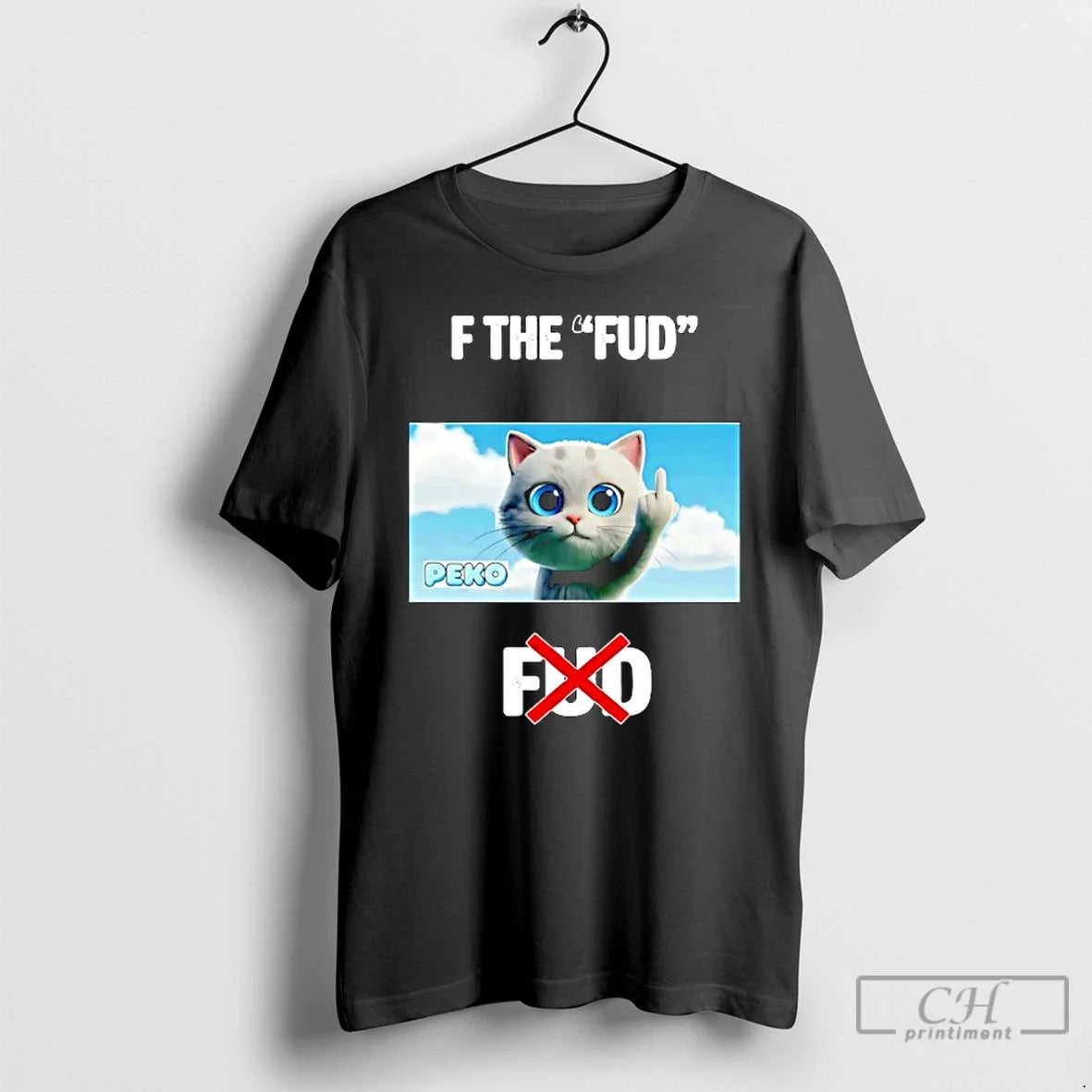 Classic Peko Cat F The Fud Graphic - T-Shirt, Sweatshirt, Hoodie