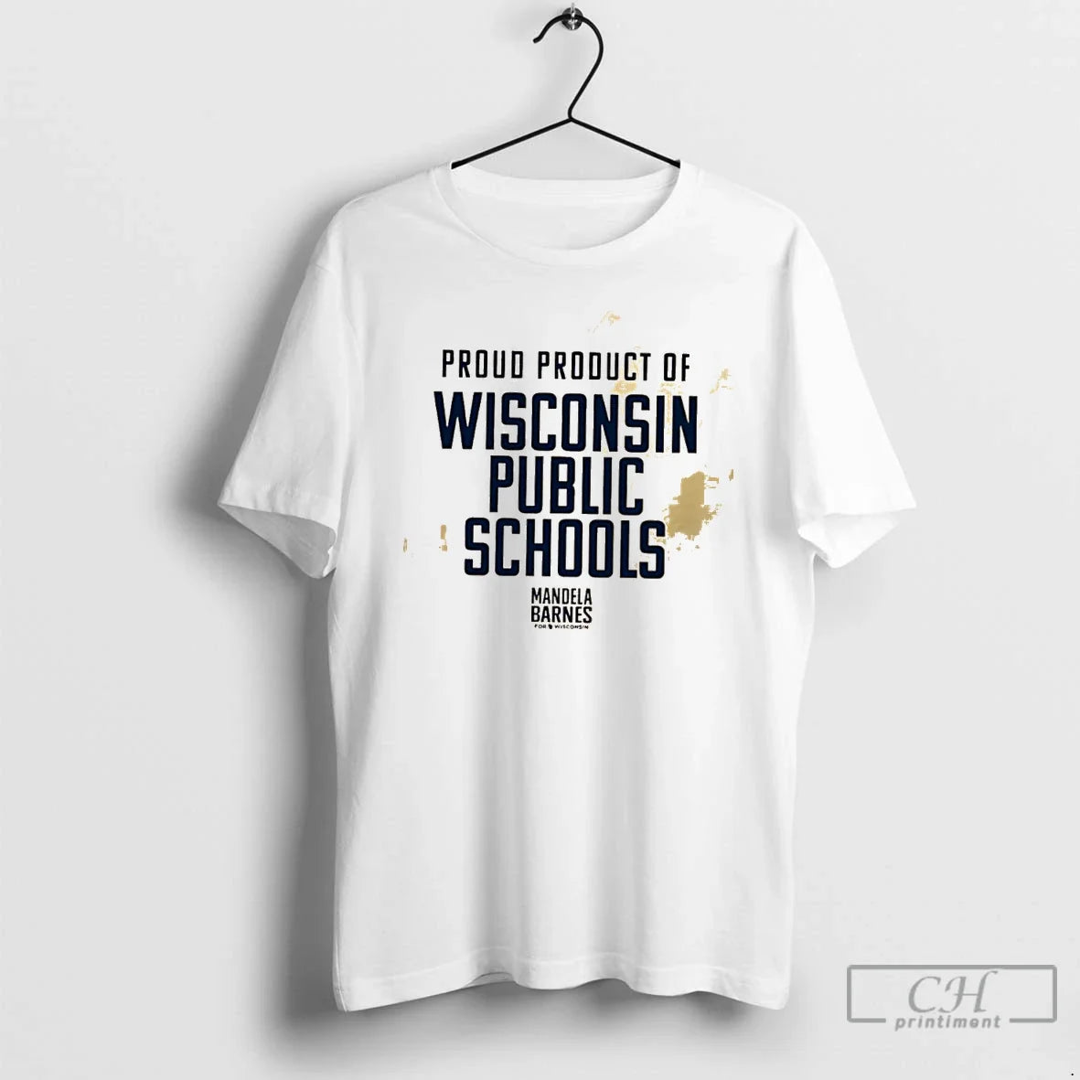 Classic Proud Product Of Wisconsin Public Schools Mandela Barnes Unisex T-shirt, Sweatshirt, Hoodie, Long Sleeve Tee - T-Shirt, Sweatshirt, Hoodie