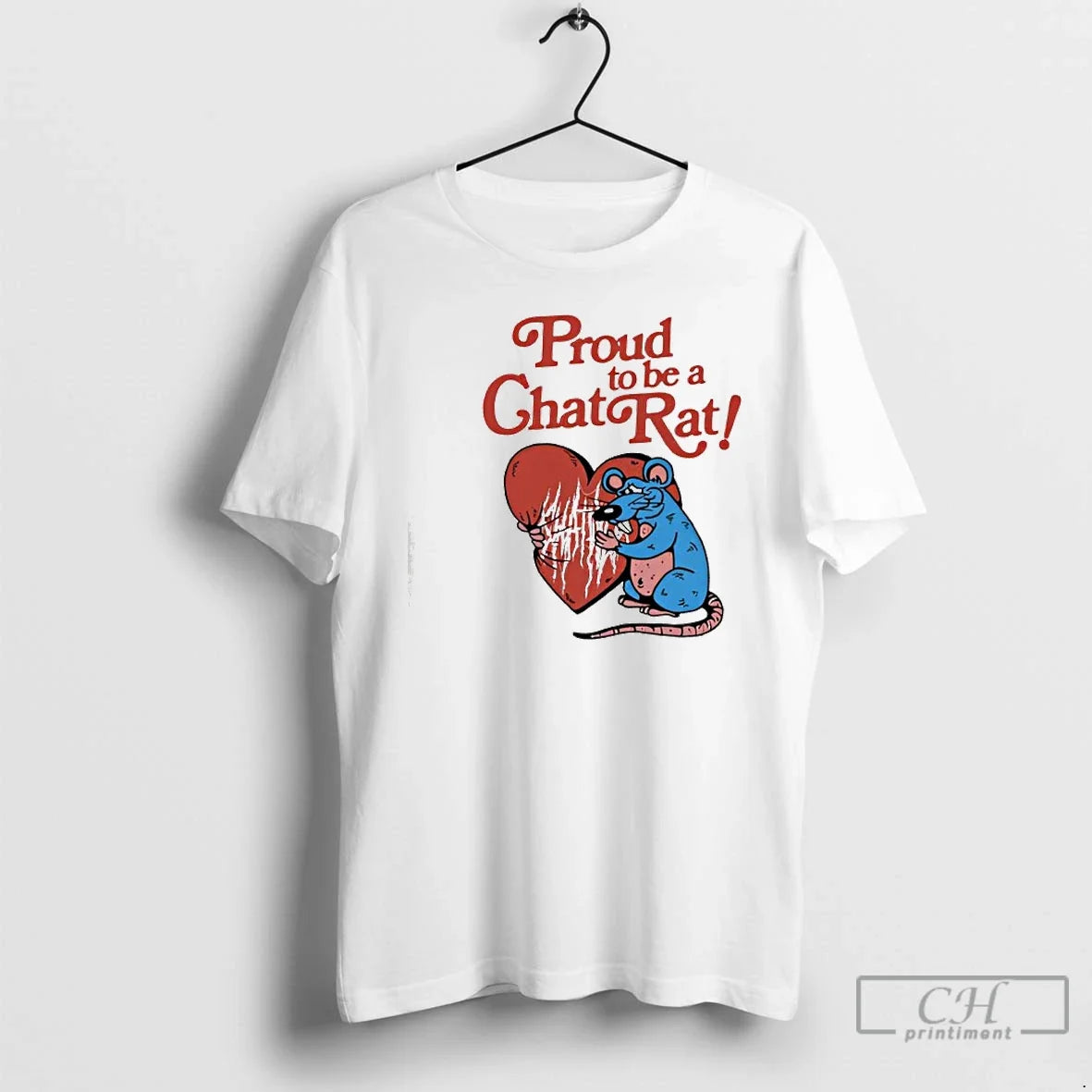 Classic Proud To Be A Chat Rat Raglan - T-Shirt, Sweatshirt, Hoodie