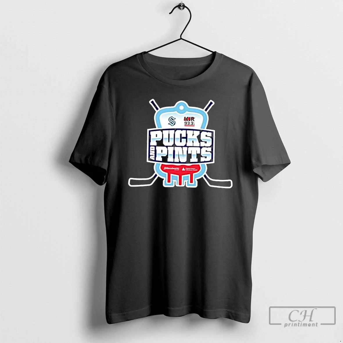 Classic Pucks And Pints Blood Drive Hockey - T-Shirt, Sweatshirt, Hoodie