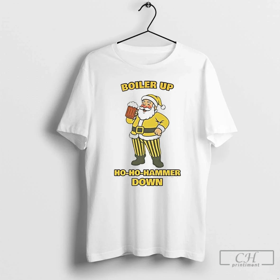 Classic Purdue Boilermakers Boiler Up Ho Ho Hammer Down Christmas - T-Shirt, Sweatshirt, Hoodie