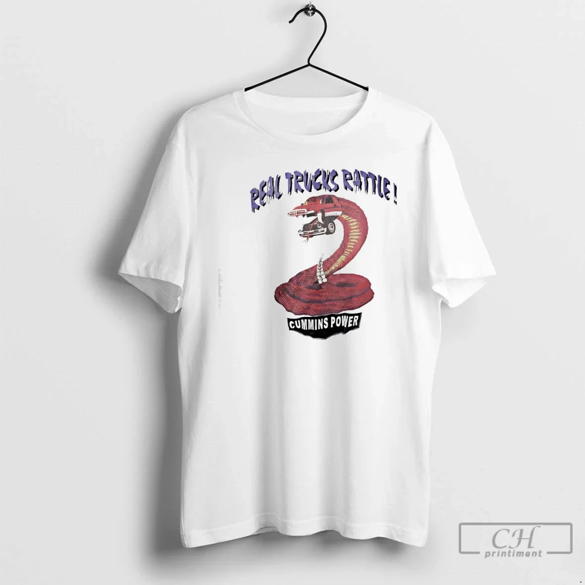 Classic Real Trucks Rattle Cummins Power - T-Shirt, Sweatshirt, Hoodie