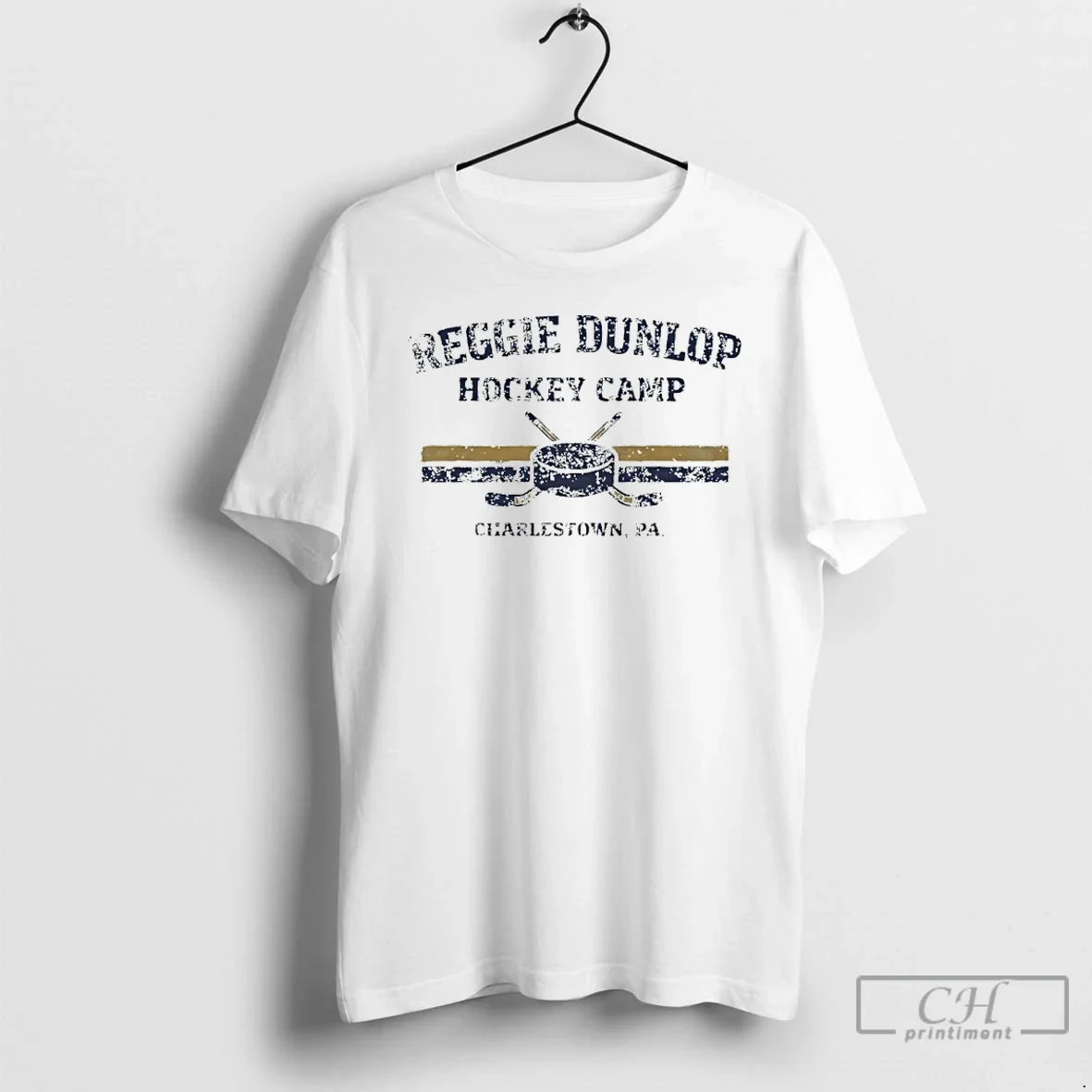 Classic Reggie Dunlop Hockey Camp Charlestown Pa Unisex T-shirt, Sweatshirt, Hoodie, Long Sleeve Tee - T-Shirt, Sweatshirt, Hoodie