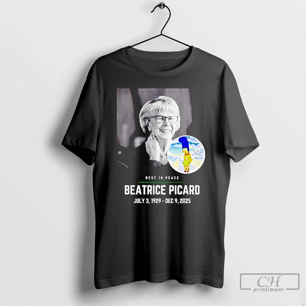 Classic Rest In Peace Beatrice Picard 2025 - T-Shirt, Sweatshirt, Hoodie