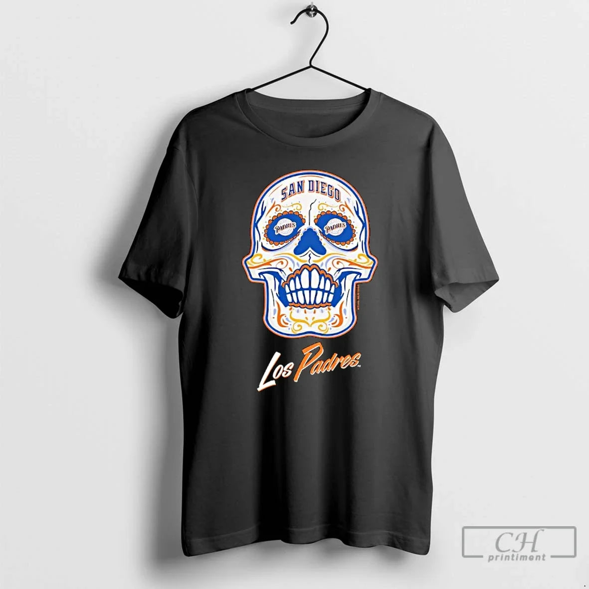 Classic San Diego Padres Mitchell Ness Sugar Skull - T-Shirt, Sweatshirt, Hoodie