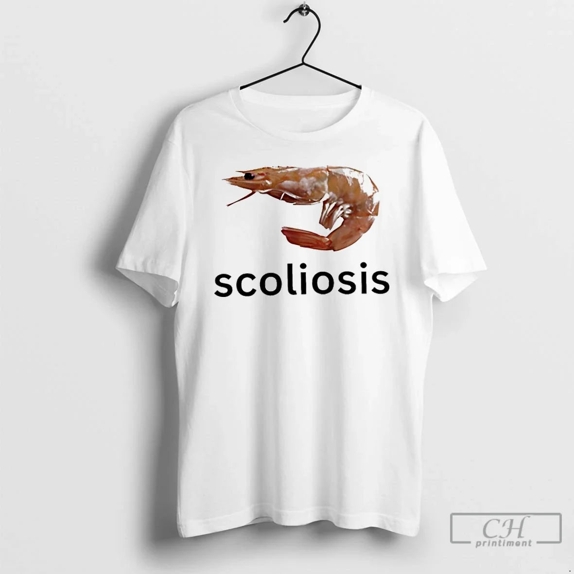 Classic Scoliosis Shrimp Meme Unisex T-shirt, Sweatshirt, Hoodie, Long Sleeve Tee - T-Shirt, Sweatshirt, Hoodie