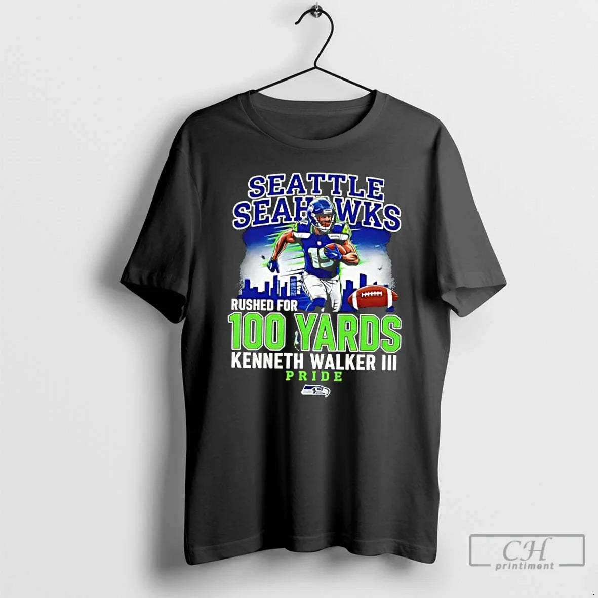 Classic Seahawks Kenneth Walker Iii Rushed For 100 Yards Pride - T-Shirt, Sweatshirt, Hoodie