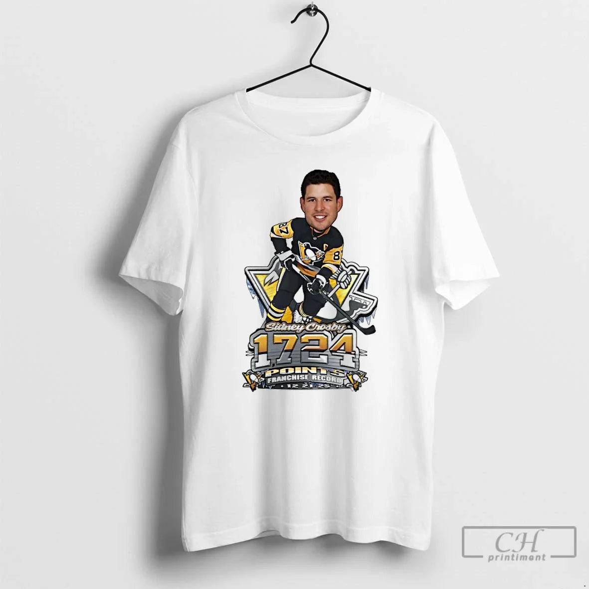 Classic Sidney Crosby Pittsburgh Penguins Most Career Points In Franchise History - T-Shirt, Sweatshirt, Hoodie