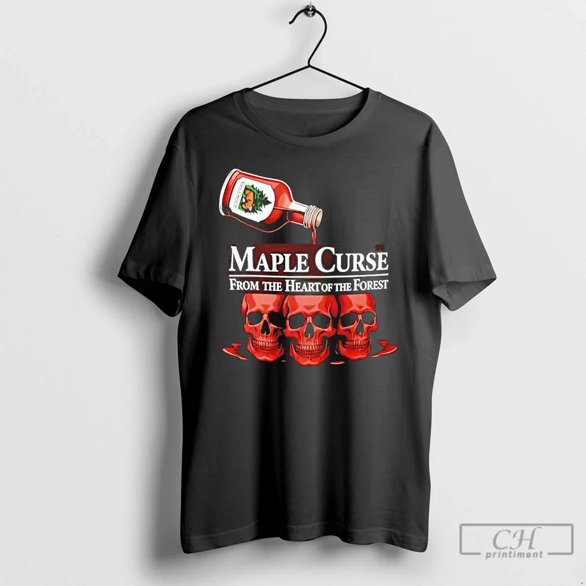 Classic Skulls Maple Curse From The Heart Of The Forest Graphic - T-Shirt, Sweatshirt, Hoodie
