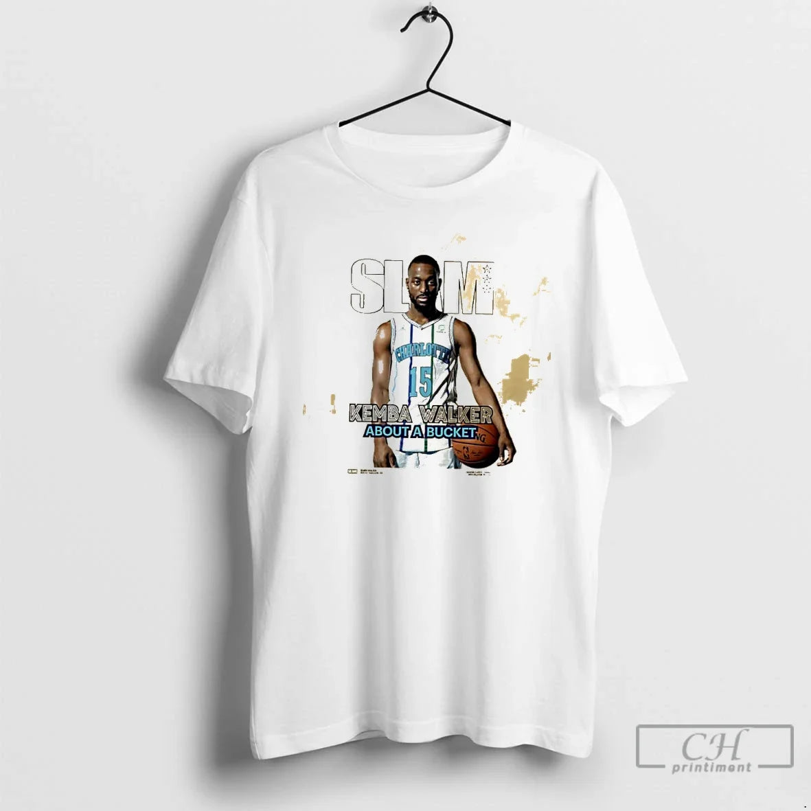 Classic Slam Kemba Walker Charlotte Hornets About A Bucket Unisex T-shirt, Sweatshirt, Hoodie, Long Sleeve Tee - T-Shirt, Sweatshirt, Hoodie