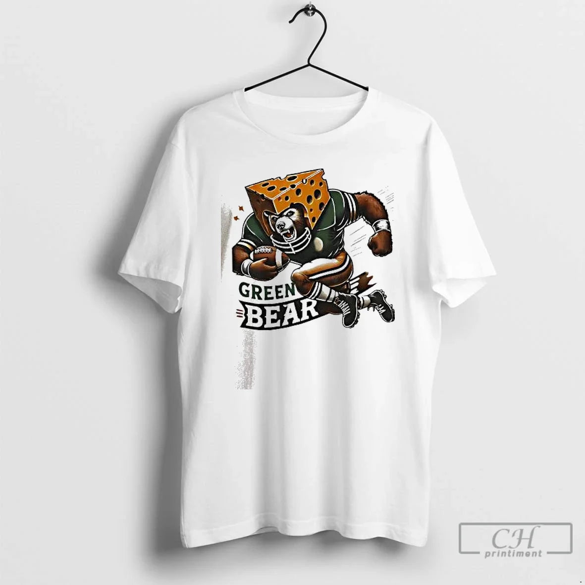 Classic Sometimes I Feel Like A Green Bear Cheesehead - T-Shirt, Sweatshirt, Hoodie