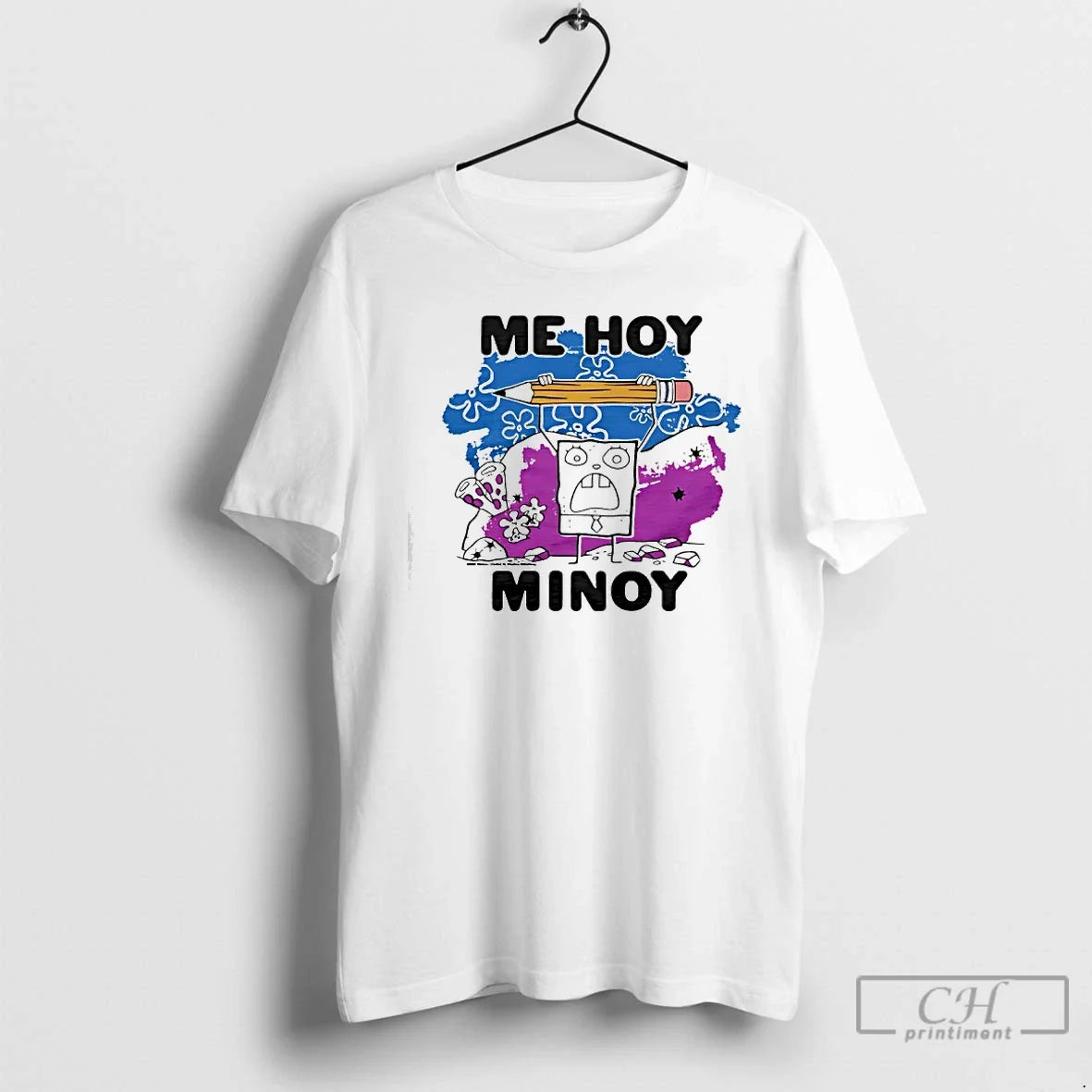 Classic Sponge Squarepants Doodlebob Me Hoy Minoy Graphic - T-Shirt, Sweatshirt, Hoodie