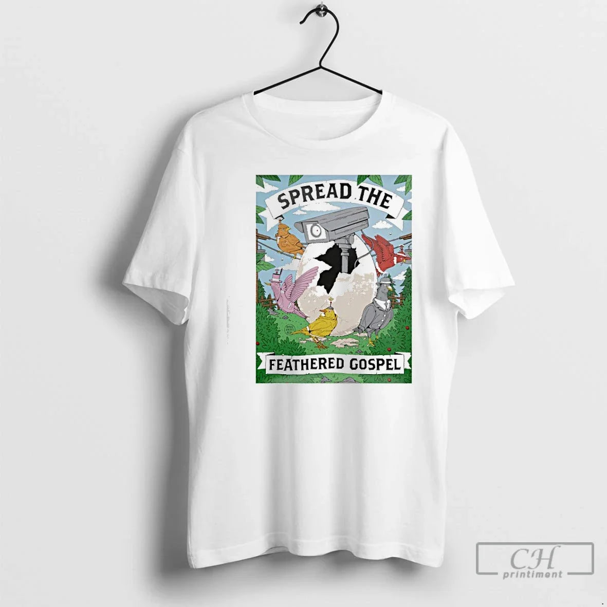 Classic Spread The Feathered Gospel - T-Shirt, Sweatshirt, Hoodie