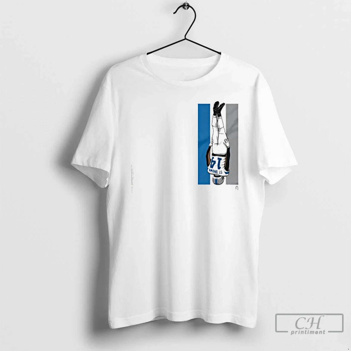 Classic St Brown Celly Racing Stripe - T-Shirt, Sweatshirt, Hoodie