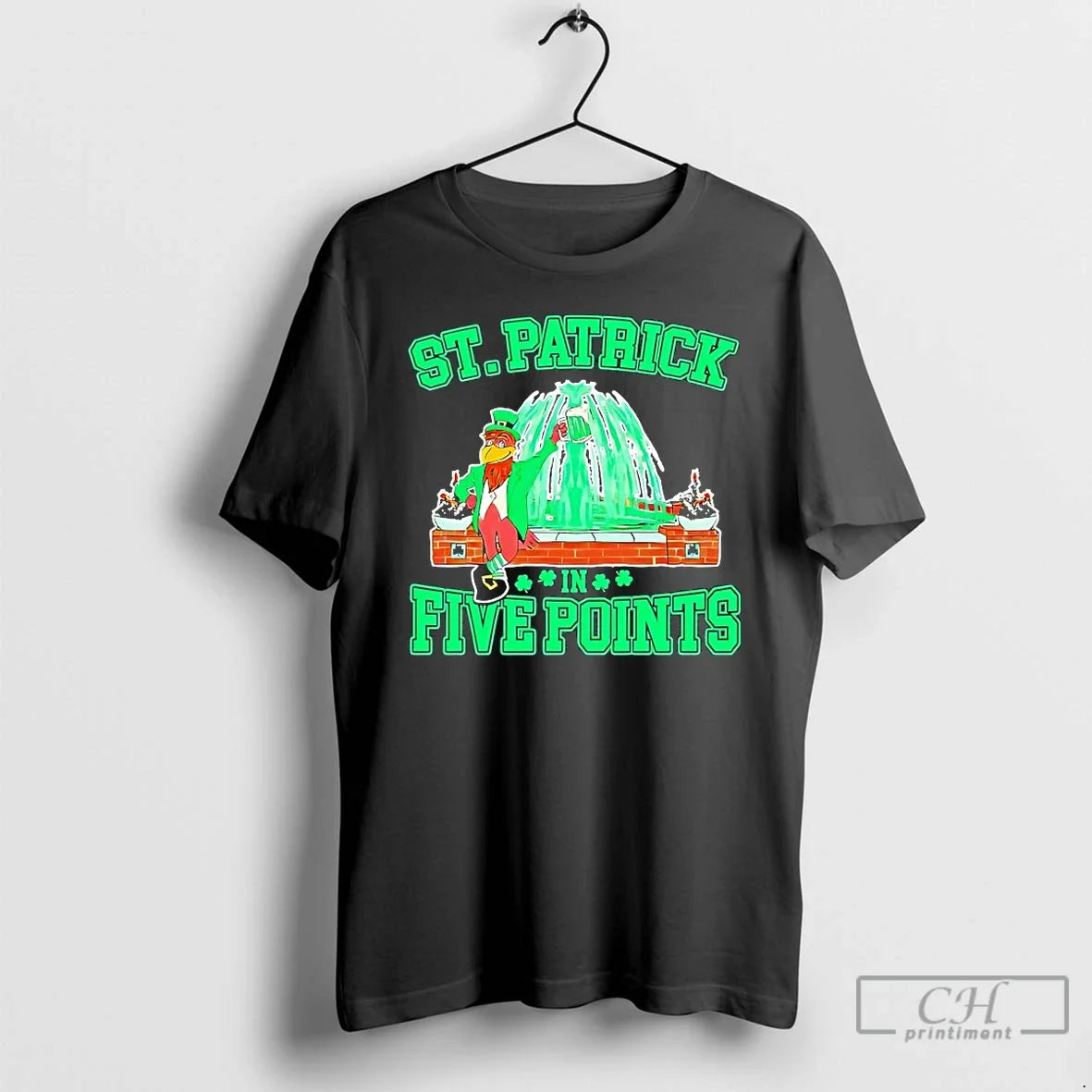 Classic St Patrick In Five Points - T-Shirt, Sweatshirt, Hoodie