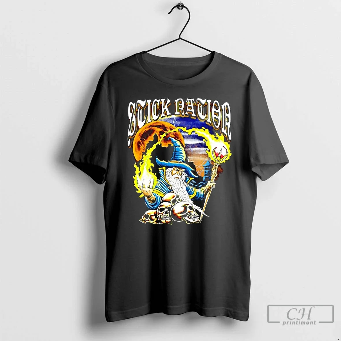 Classic Stick Ration Wizard Skulls - T-Shirt, Sweatshirt, Hoodie