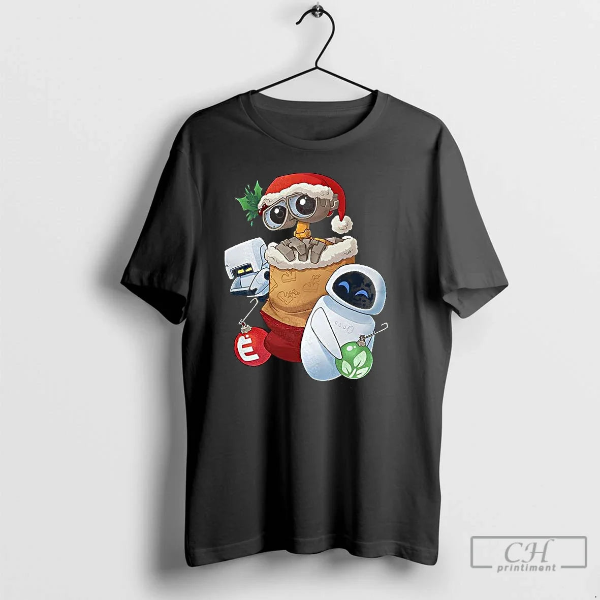 Classic Stocking Stuffer Wall E Eve And M O Christmas - T-Shirt, Sweatshirt, Hoodie
