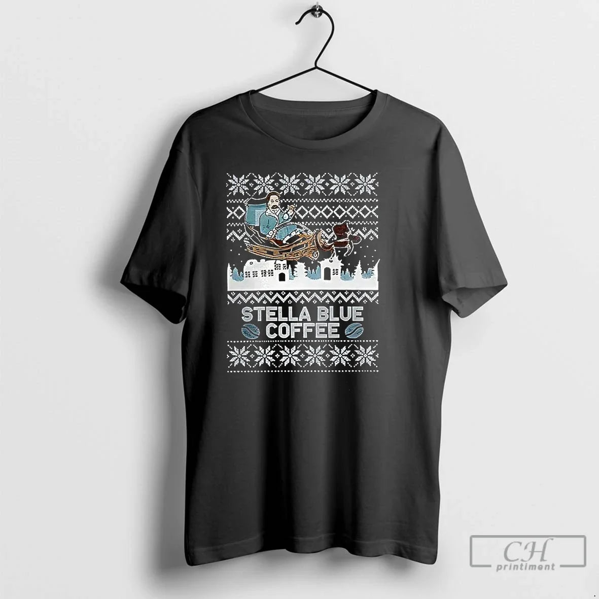 Classic Stuart Feiner Stella Blue Coffee Ugly Christmas 2026 - T-Shirt, Sweatshirt, Hoodie