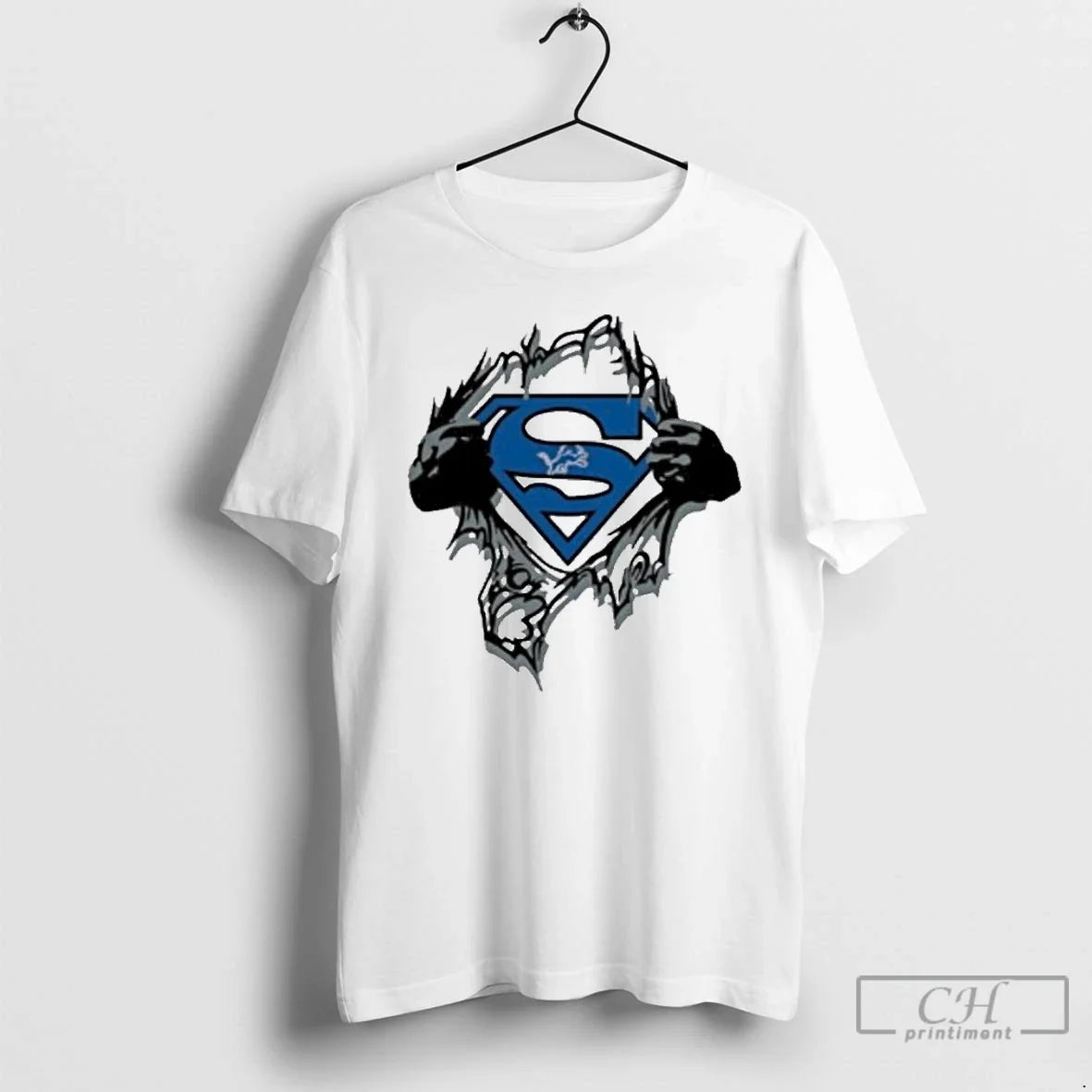 Classic Superhero Detroit Lions - T-Shirt, Sweatshirt, Hoodie