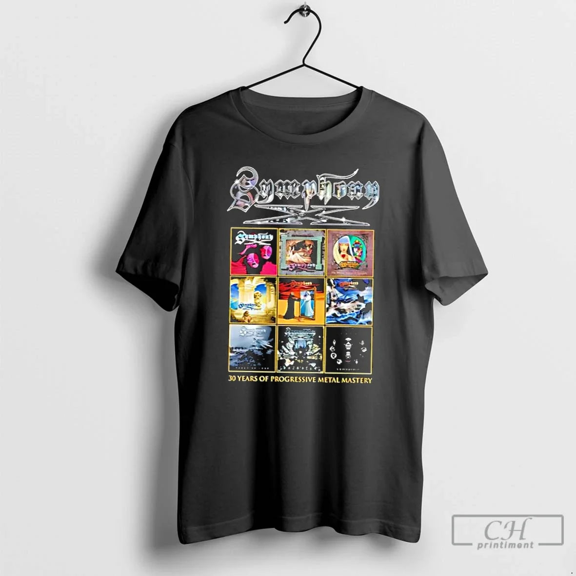 Classic Symphony X Discography 30th Anniversary - T-Shirt, Sweatshirt, Hoodie