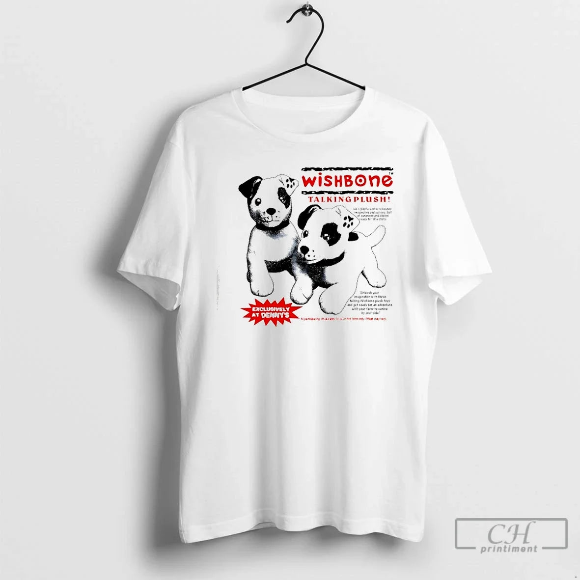 Classic Talking Wishbone Plush Toy Dog - T-Shirt, Sweatshirt, Hoodie
