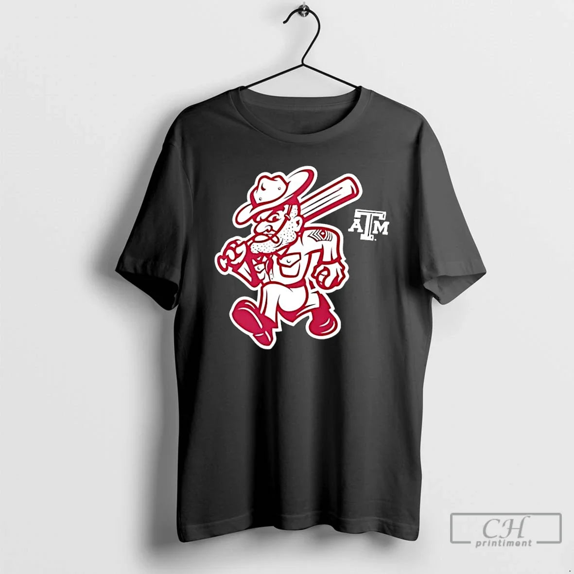 Classic Texas Am Aggies Black Ol Sarge Baseball Logo - T-Shirt, Sweatshirt, Hoodie