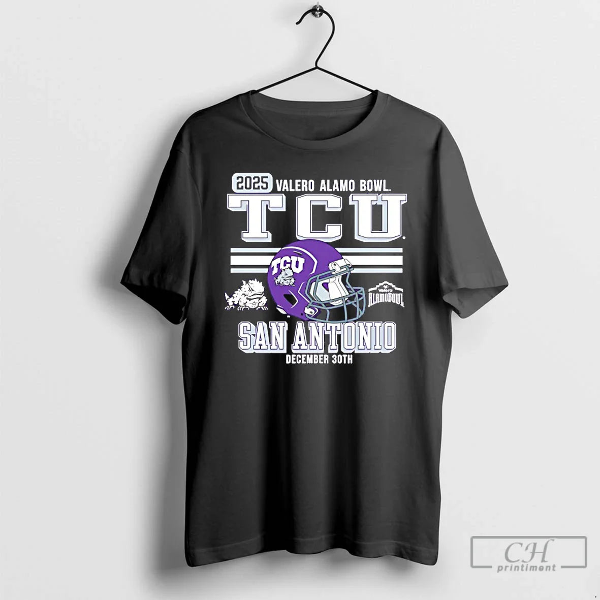 Classic Texas Christian Horned Frogs Football 2025 Alamo Bowl Bound - T-Shirt, Sweatshirt, Hoodie