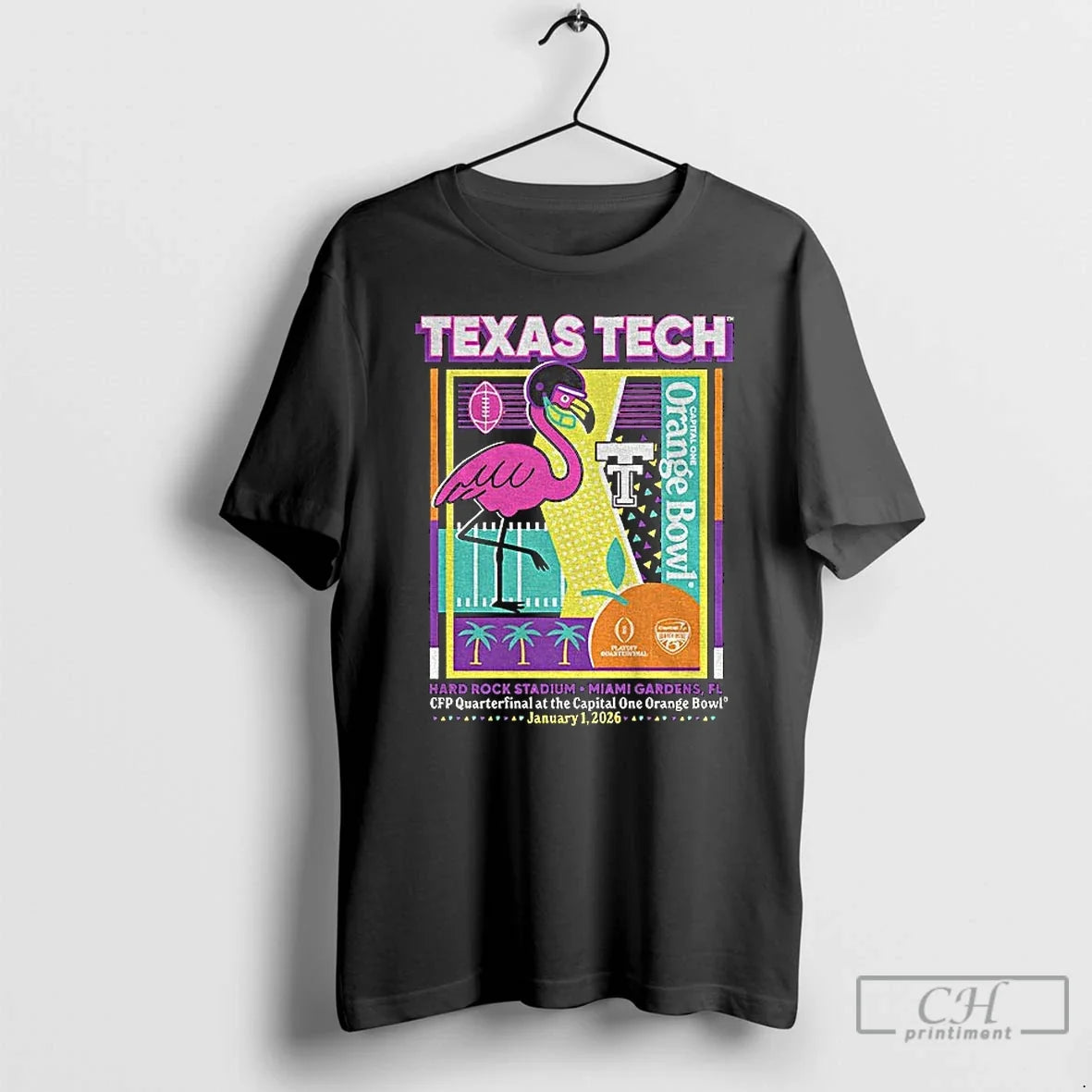 Classic Texas Tech Red Raiders Football 2025 Cfp Orange Bowl Hard Rock Stadium Miami Gardens - T-Shirt, Sweatshirt, Hoodie