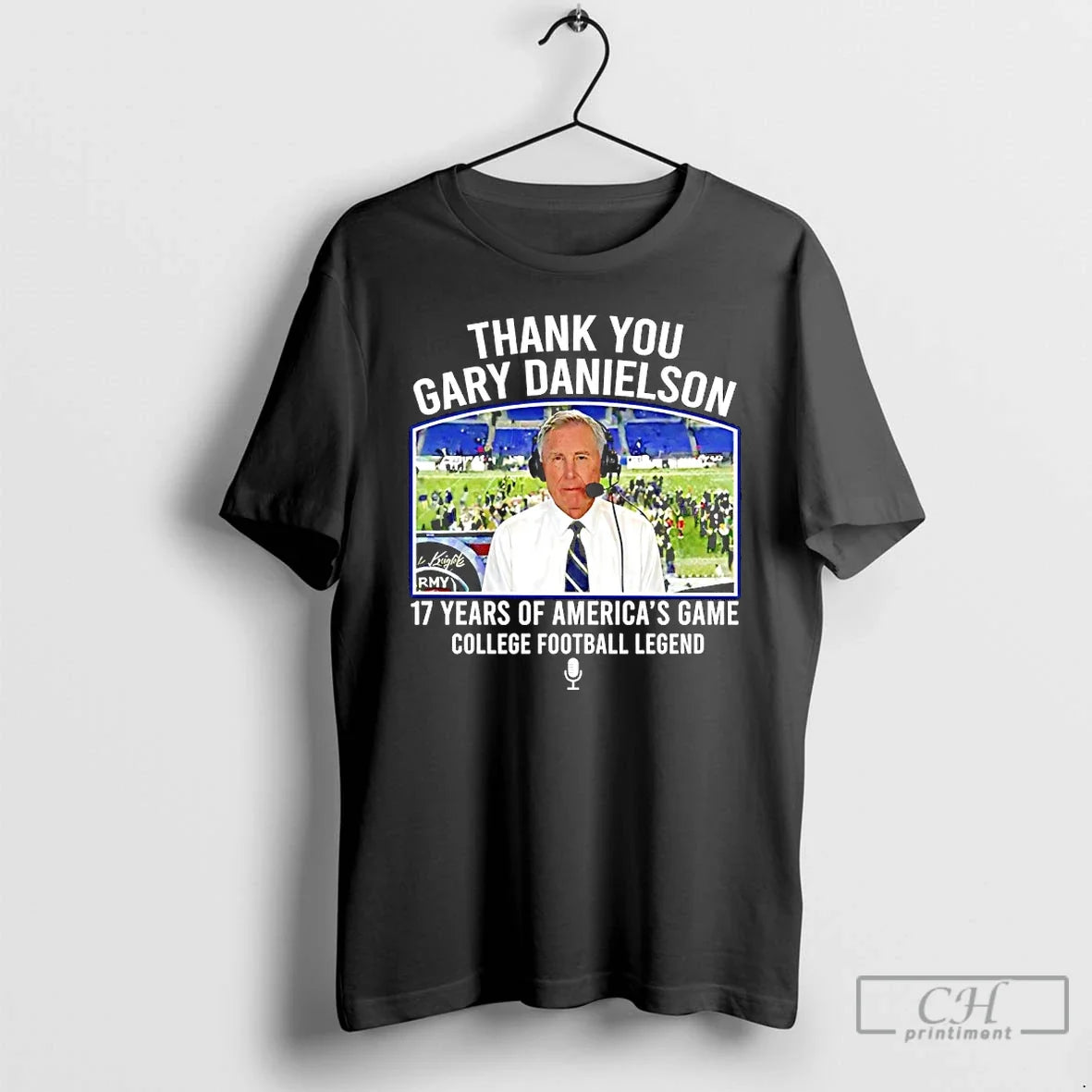 Classic Thank You Gary Danielson 17 Years Of Americas Game College Football Legend T Shirts - T-Shirt, Sweatshirt, Hoodie