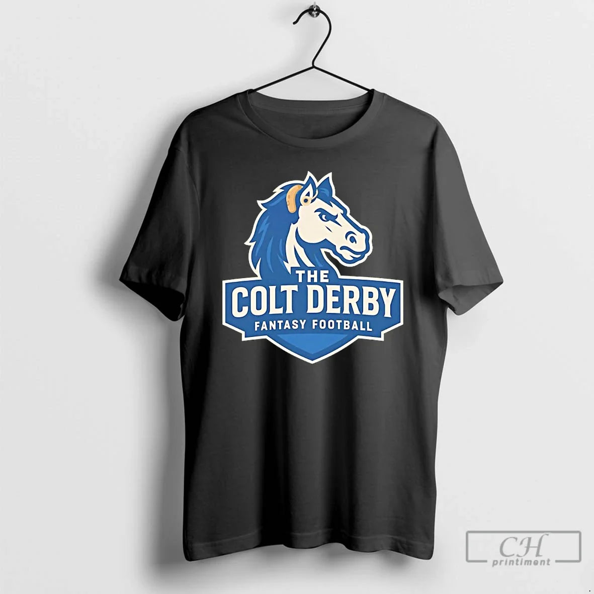 Classic The Colt Derby Fantasy Football Logo - T-Shirt, Sweatshirt, Hoodie