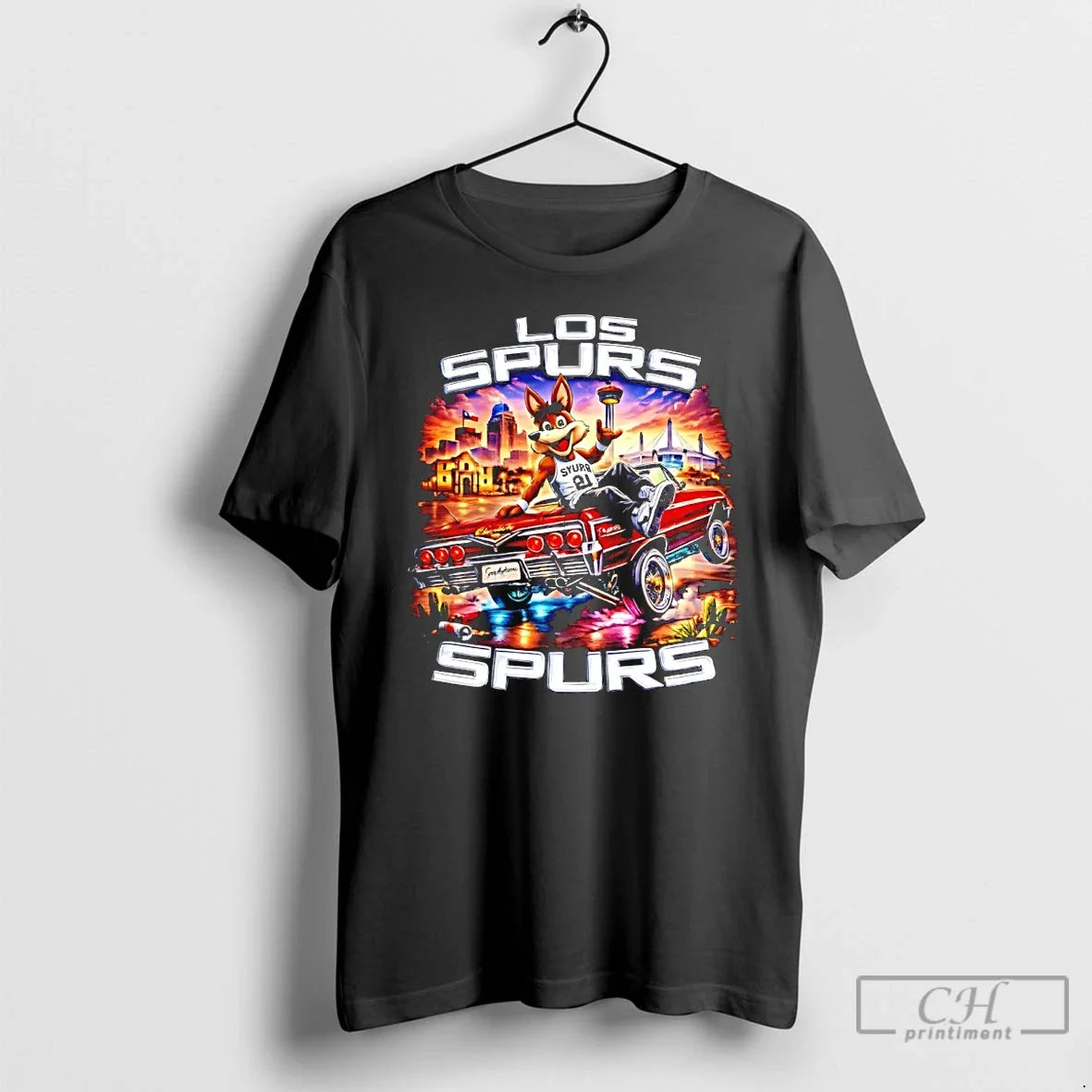 Classic The Coyote San Antonio Spurs Crazy Hispanic Unisex T-shirt, Sweatshirt, Hoodie, Long Sleeve Tee - T-Shirt, Sweatshirt, Hoodie