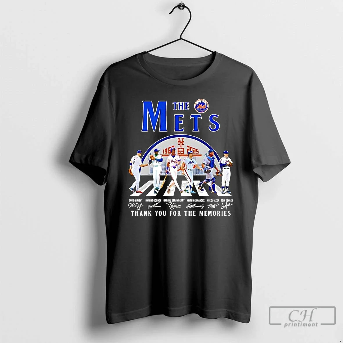 Classic The New York Mets X Abbey Road Former Players Signatures - T-Shirt, Sweatshirt, Hoodie