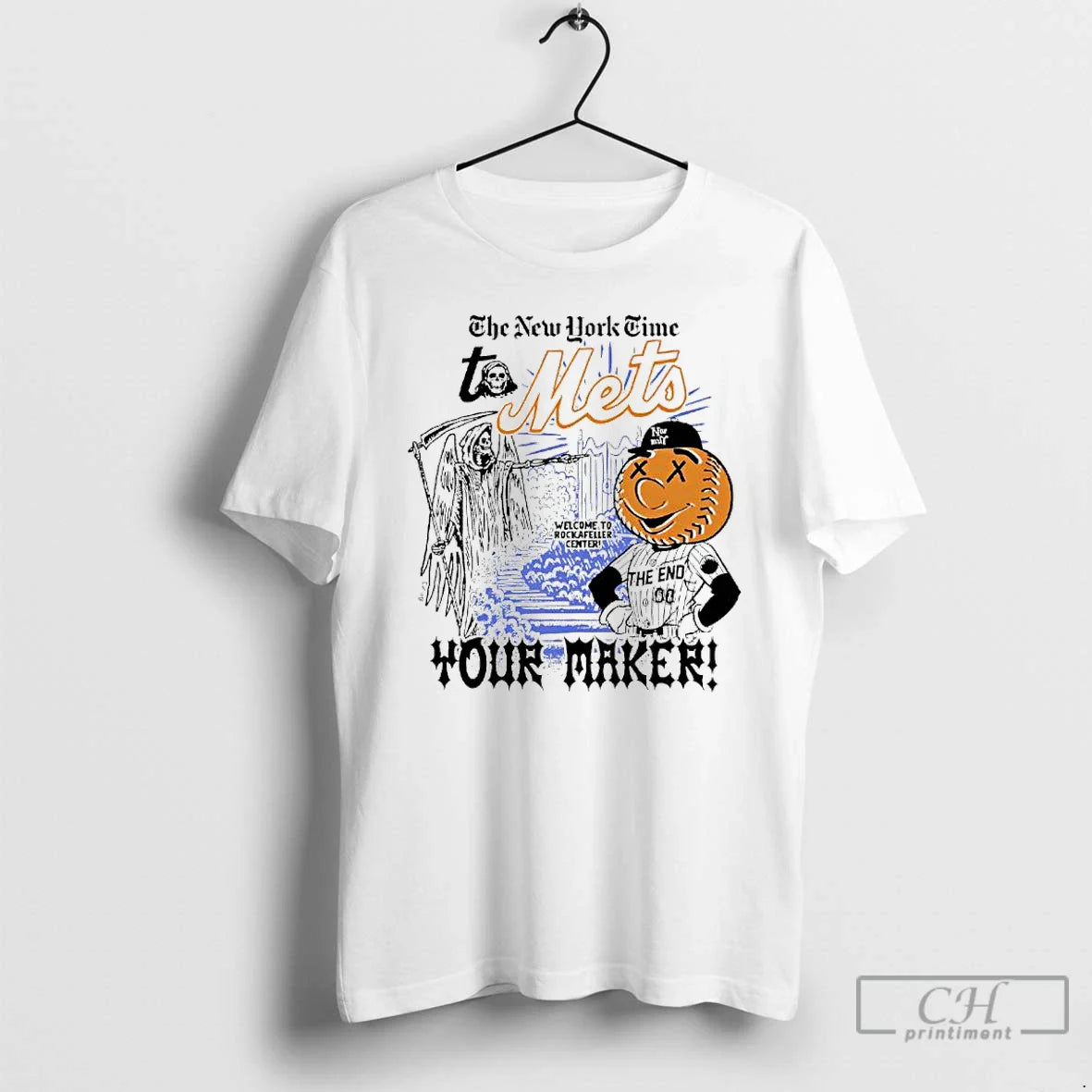Classic The New York Time To Mets Your Maker - T-Shirt, Sweatshirt, Hoodie