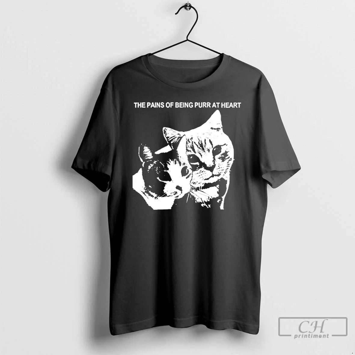 Classic The Pains Of Being Purr At Heart Fect Pains Cats - T-Shirt, Sweatshirt, Hoodie