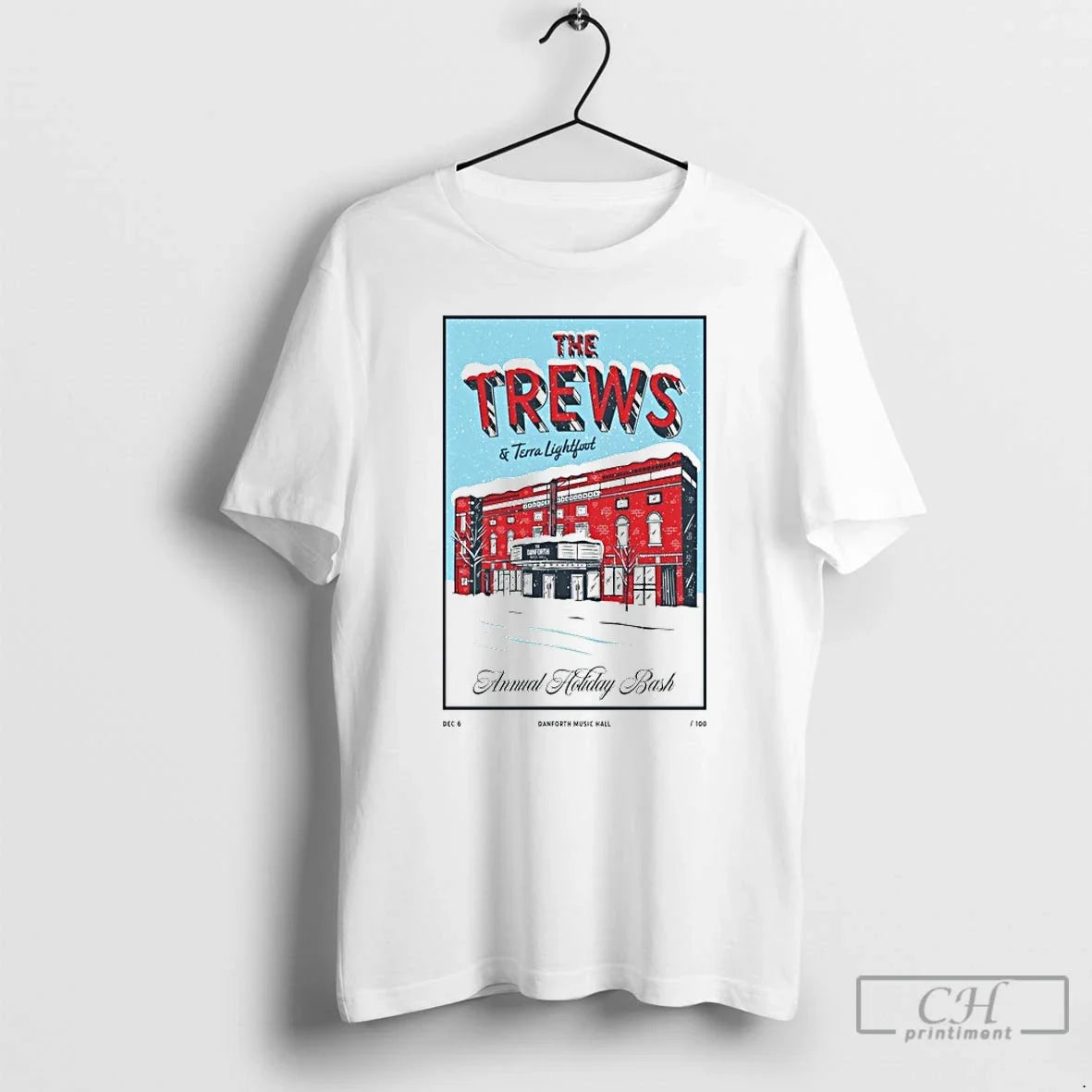 Classic The Trews Danforth Music Hall December 6 2025 Concert - T-Shirt, Sweatshirt, Hoodie
