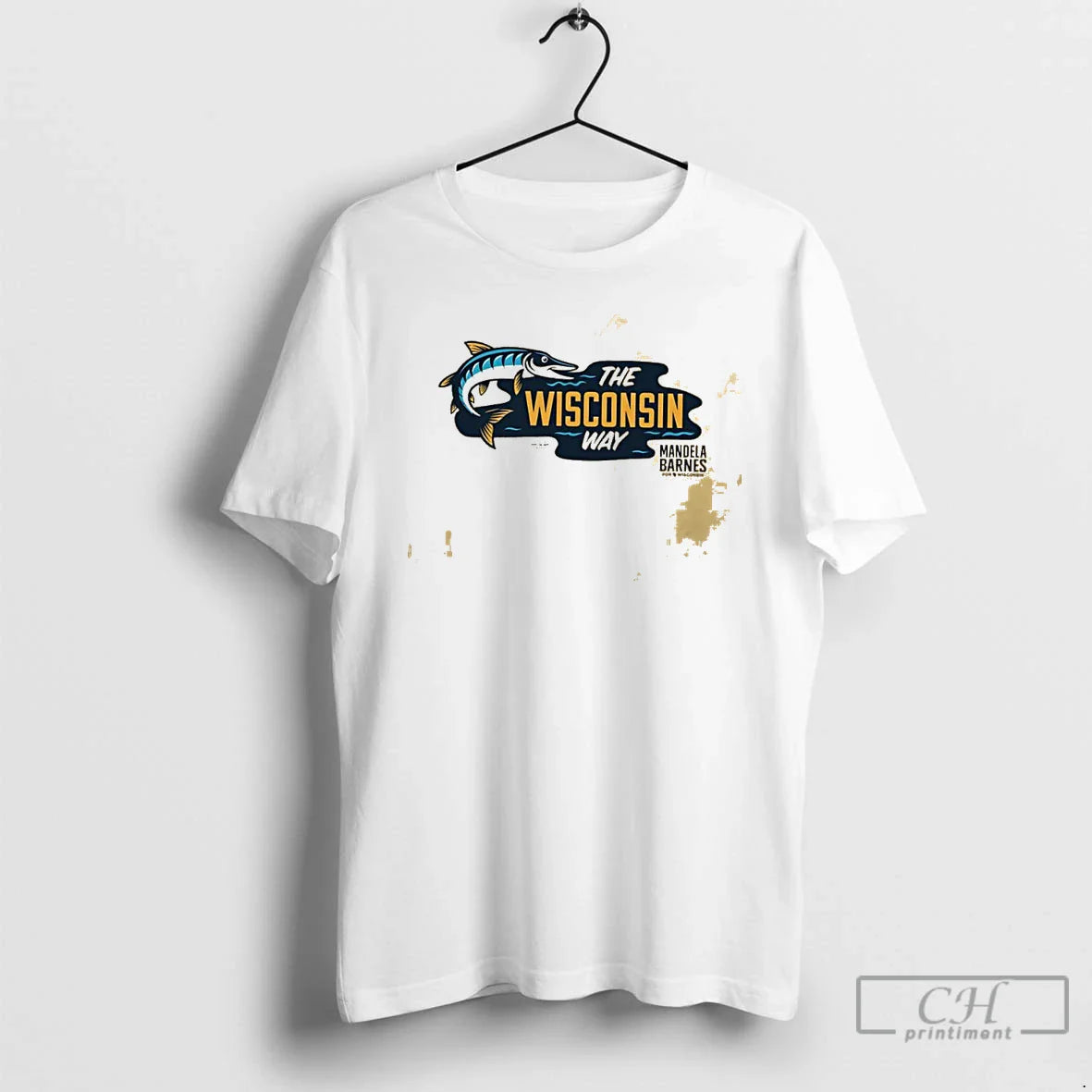 Classic The Wisconsin Way Mandela Barnes Fish Unisex T-shirt, Sweatshirt, Hoodie, Long Sleeve Tee - T-Shirt, Sweatshirt, Hoodie