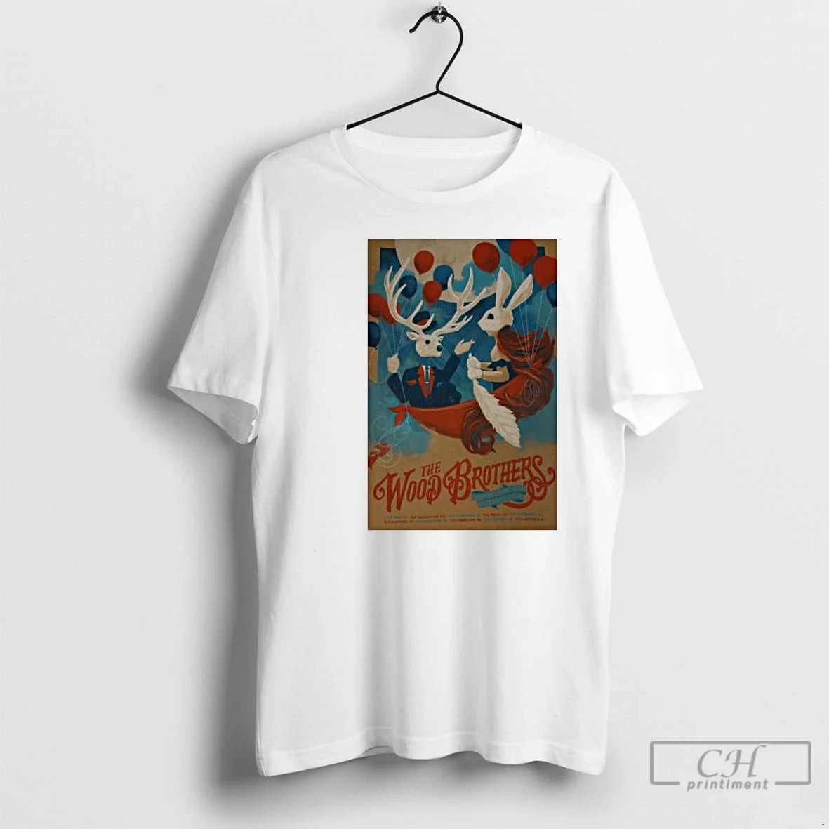 Classic The Wood Brothers Puff Of Smoke Tour December 2025 Circle White T Shirts Sweater - T-Shirt, Sweatshirt, Hoodie