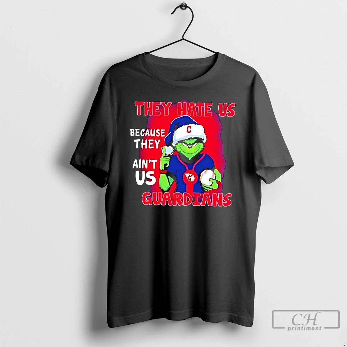 Classic They Hate Us Because They Aint Us Cleveland Guardians - T-Shirt, Sweatshirt, Hoodie