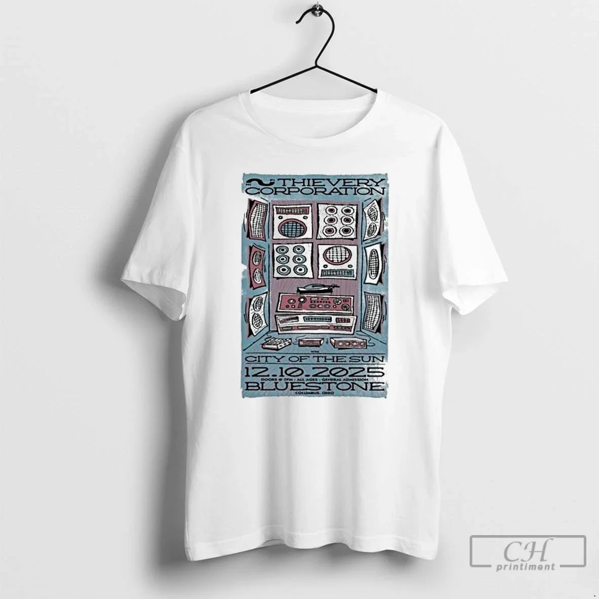 Classic Thievery Corporation 12 10 2025 The Bluestone In Columbus Oh - T-Shirt, Sweatshirt, Hoodie