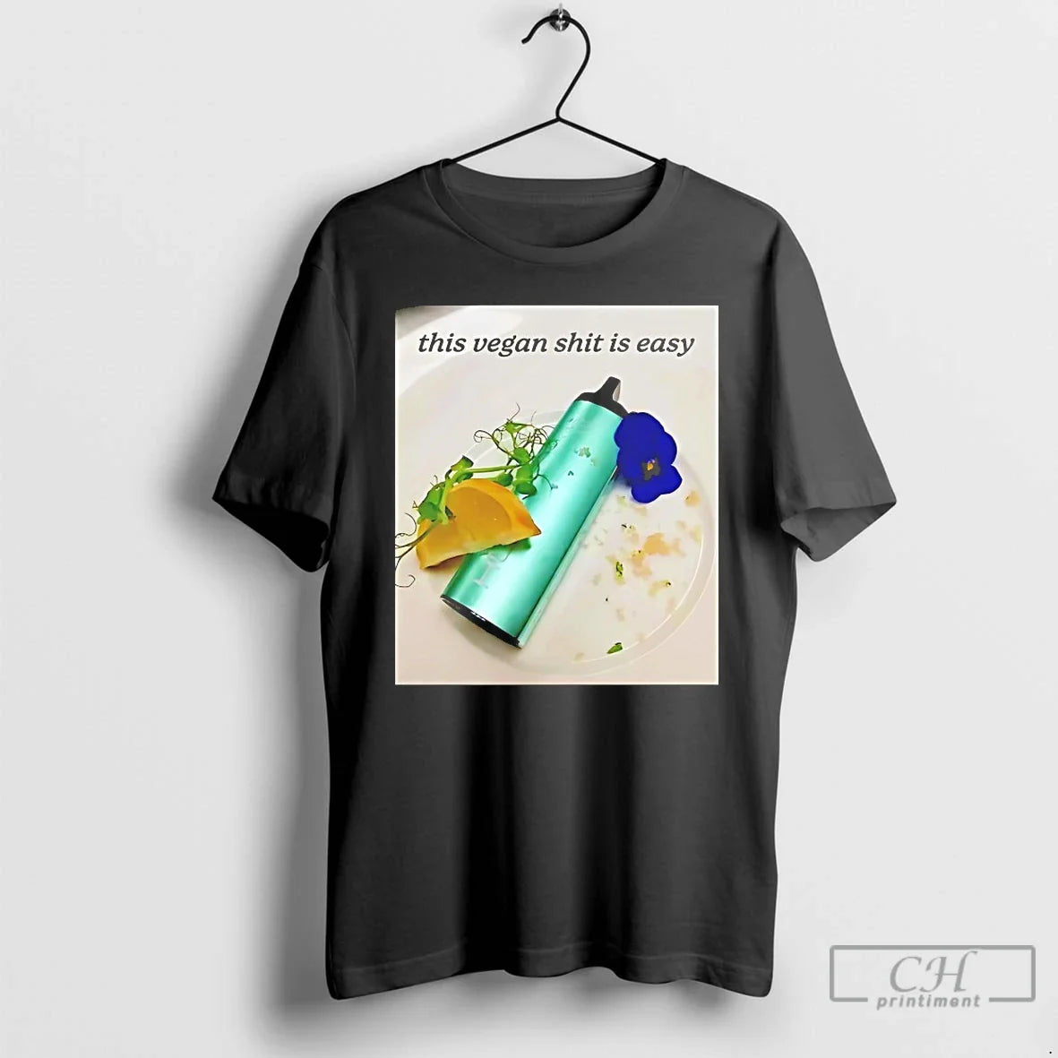 Classic This Vegan Shit Is Easy - T-Shirt, Sweatshirt, Hoodie