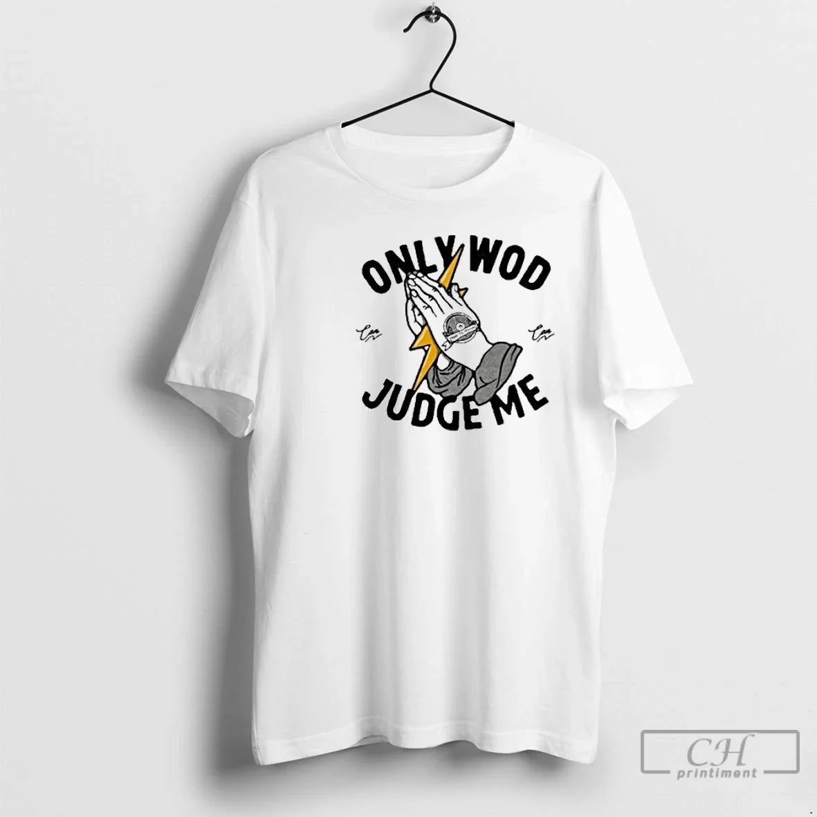 Classic Thundernoise Only Wod Can Judge Me Circle White - T-Shirt, Sweatshirt, Hoodie