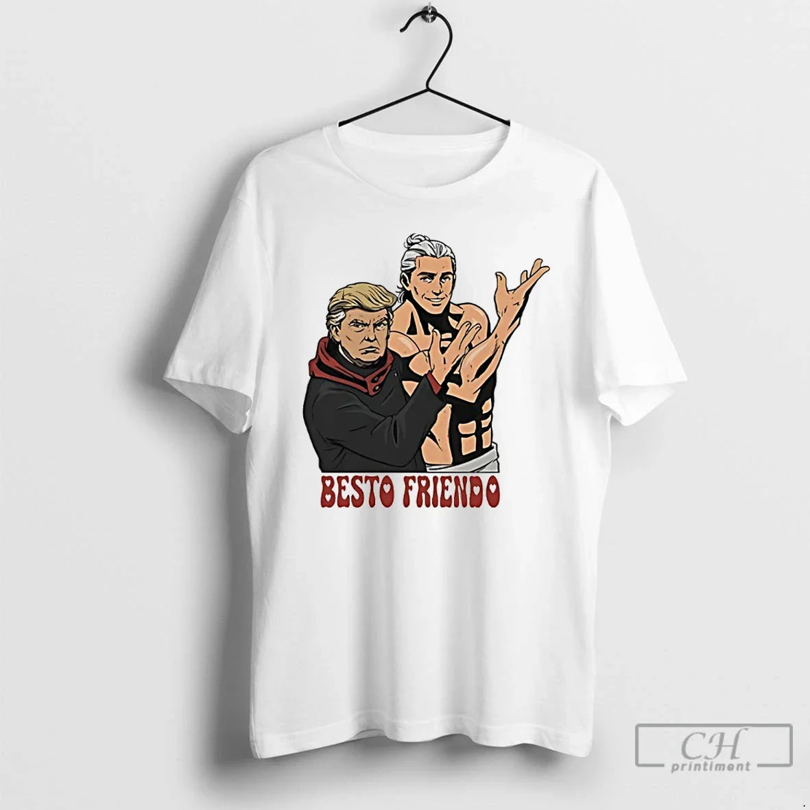 Classic Trump And Aoi Todo Besto Friendo Parody Unisex T-shirt, Sweatshirt, Hoodie, Long Sleeve Tee - T-Shirt, Sweatshirt, Hoodie
