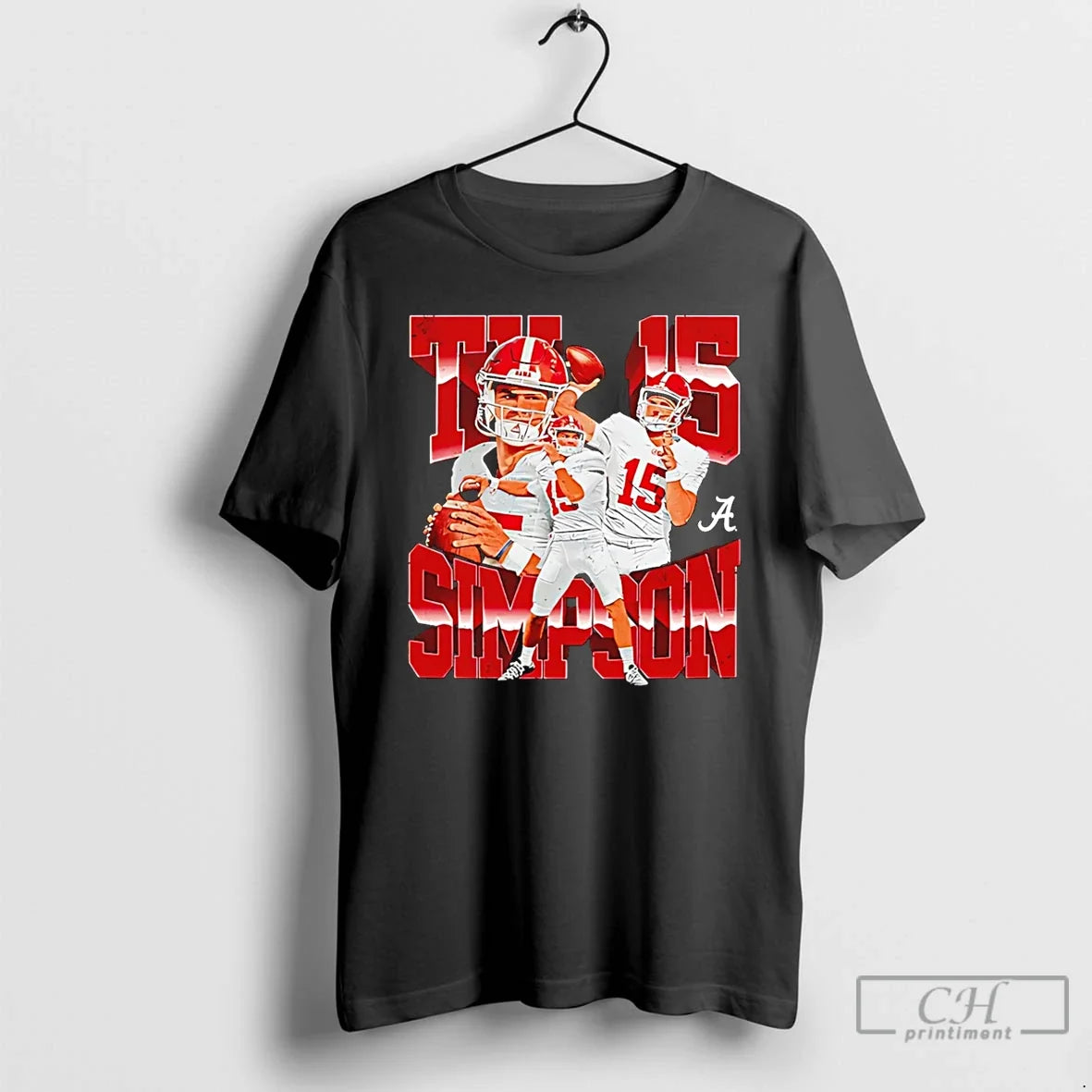 Classic Ty Simpson Alabama Football Ncaa Player Collage - T-Shirt, Sweatshirt, Hoodie