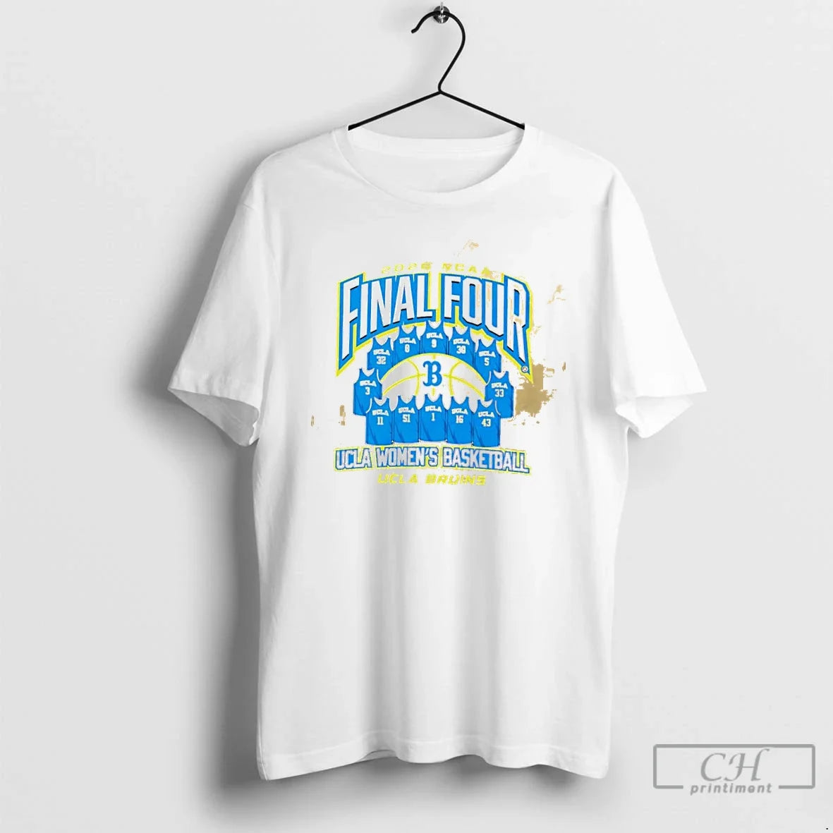 Classic Ucla Bruins Womens Basketball 2026 Ncaa Final Four Jersey Madness Unisex T-shirt, Sweatshirt, Hoodie, Long Sleeve Tee - T-Shirt, Sweatshirt, Hoodie