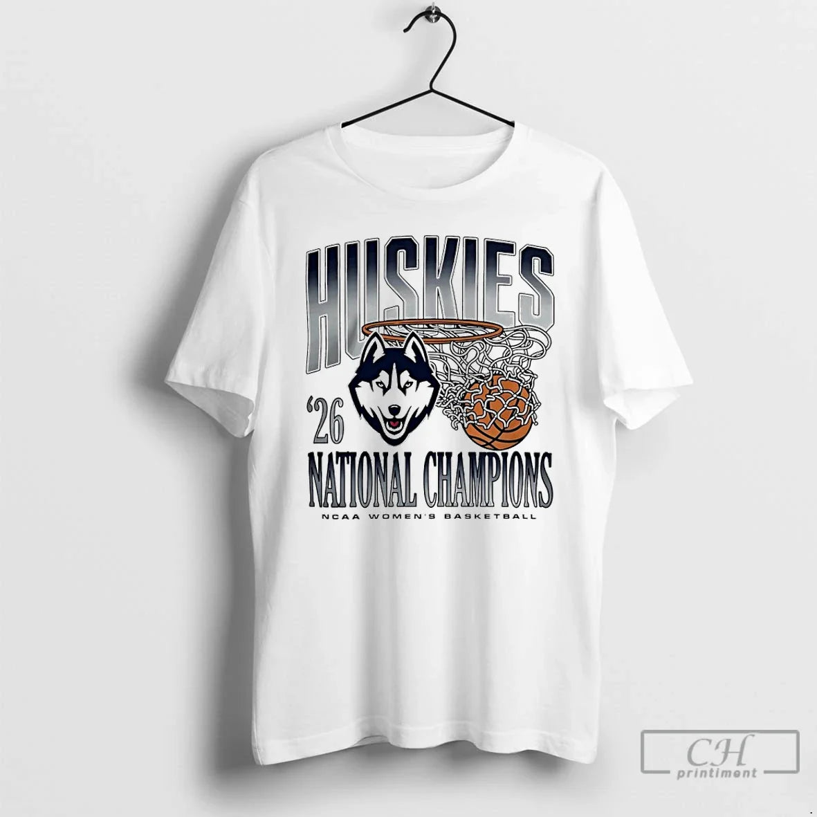 Classic Uconn Huskies Womens Basketball 2026 National Champions Unisex T-shirt, Sweatshirt, Hoodie, Long Sleeve Tee - T-Shirt, Sweatshirt, Hoodie