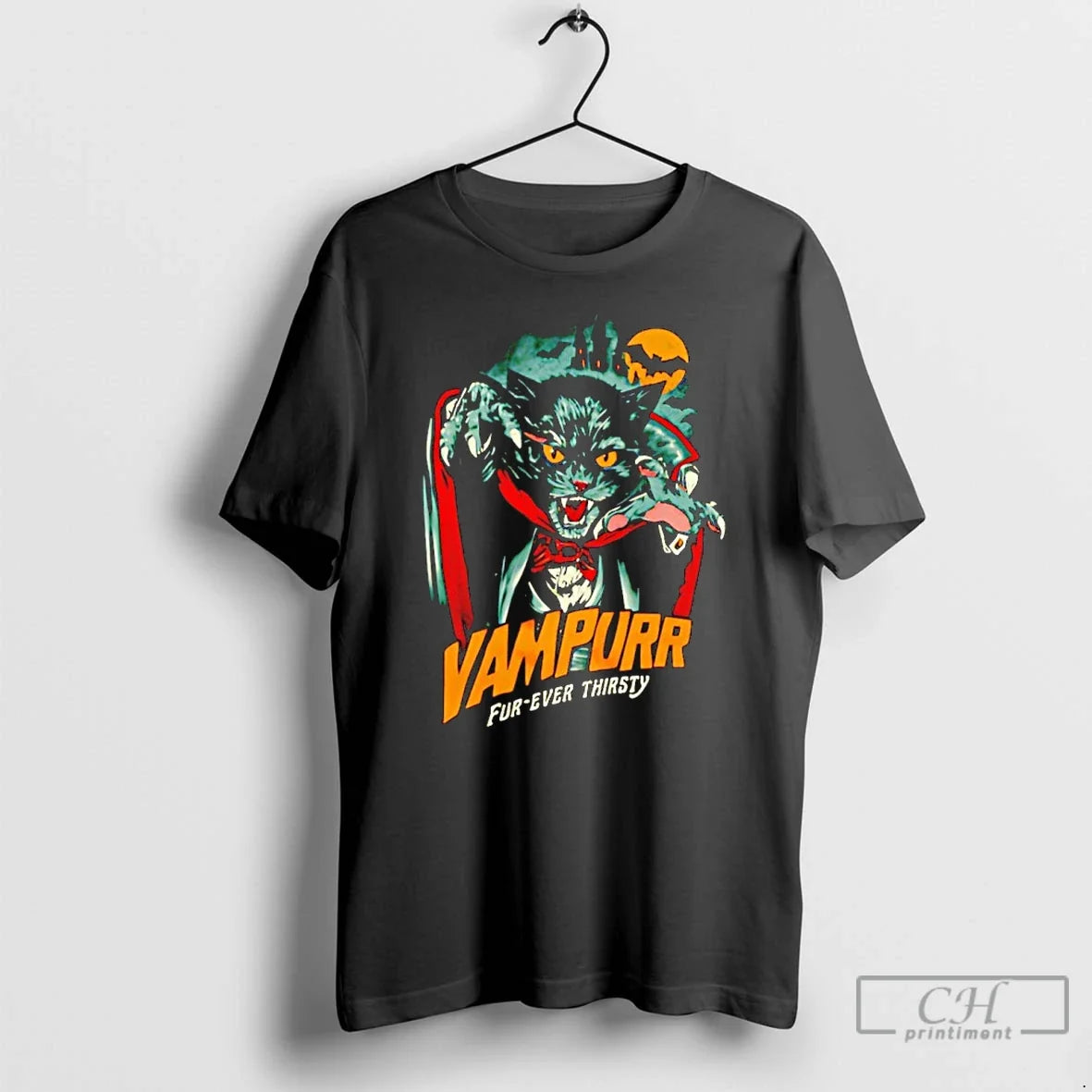 Classic Vampurr Cat Fur Ever Thirsty - T-Shirt, Sweatshirt, Hoodie
