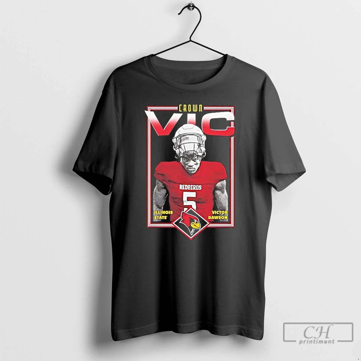 Classic Victor Dawson Crown Vic Illinois State Redbirds - T-Shirt, Sweatshirt, Hoodie