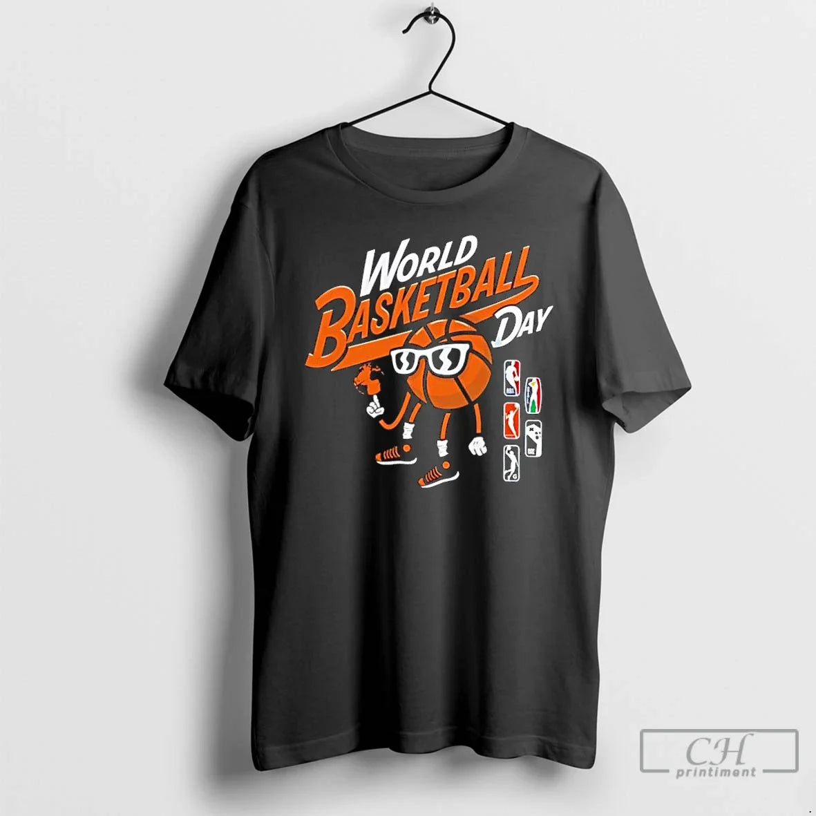Classic World Basketball Day Nba Logos - T-Shirt, Sweatshirt, Hoodie