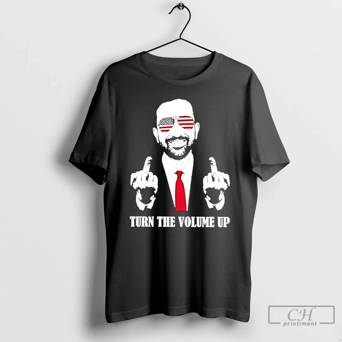 Classic Zohran Mamdani Tell Trump Turn The Volume Up Political - T-Shirt, Sweatshirt, Hoodie
